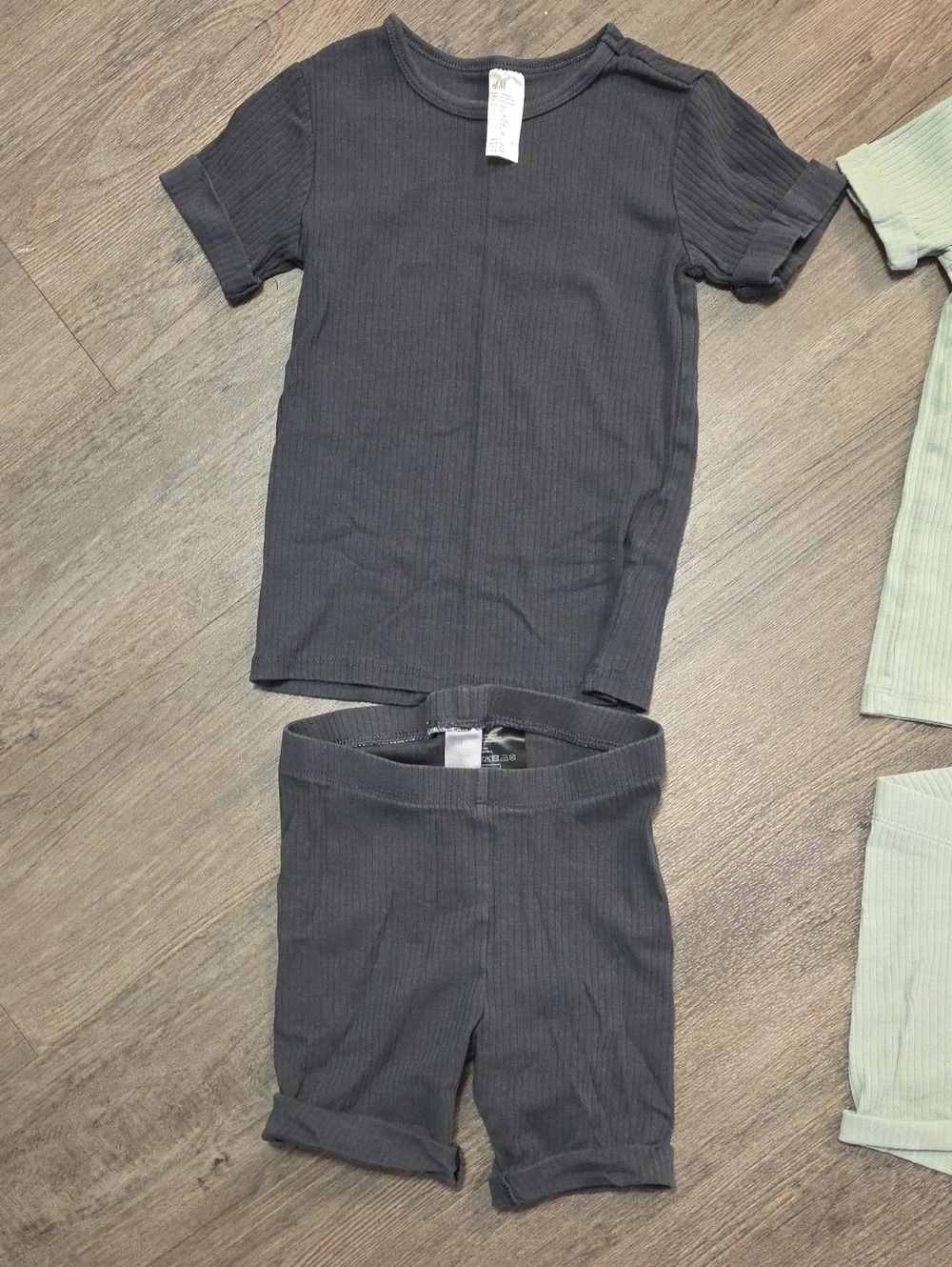 H&M • 2 Two-Piece Sets (4T) Ribbed Tee & Shorts